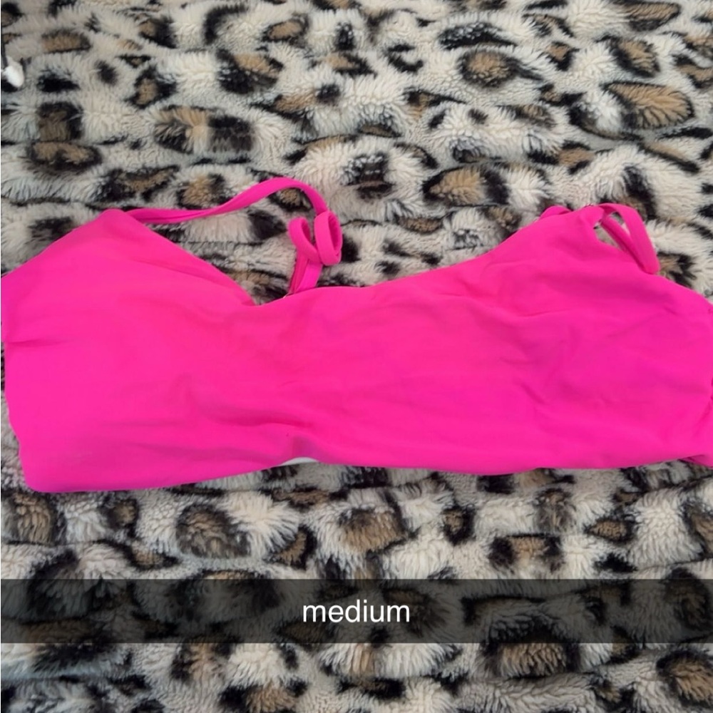 Vibrant Pink Bikini Top